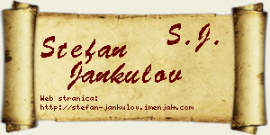 Stefan Jankulov vizit kartica